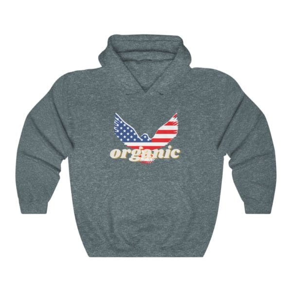Organic Hoodie Dark Heather