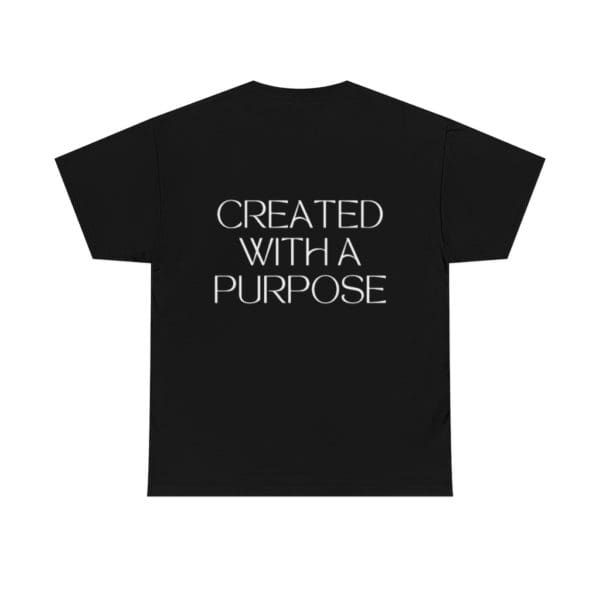 Back, Ephesians 2:10 Black T-Shirt