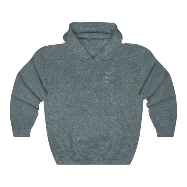 Front, God+Light+Truth, Dark Heather Hoodie