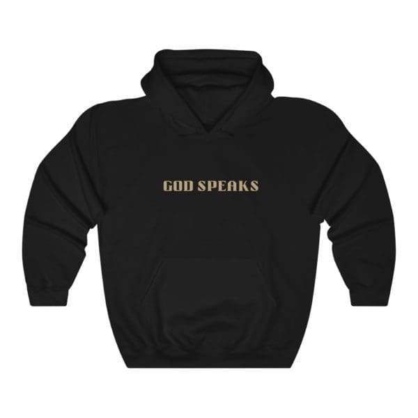 God Speaks Mens Hoodie - Image 4