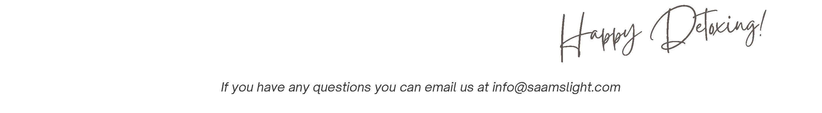 Parasite Detox Instructions