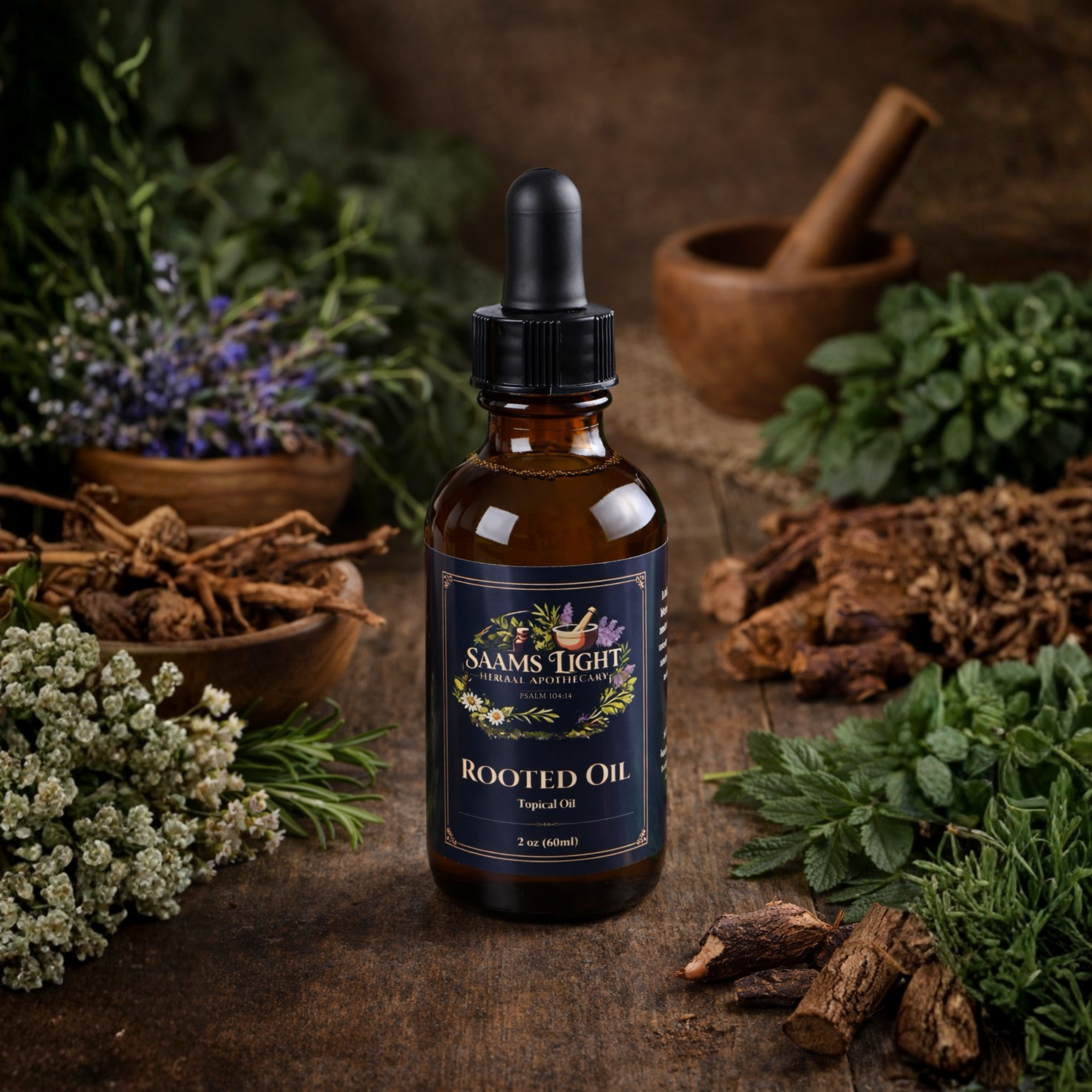 Rooted Oil Warm Herbs