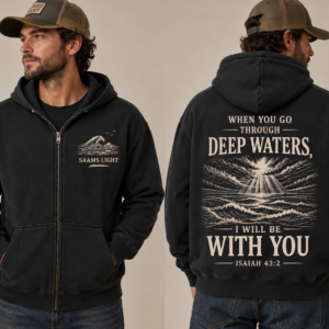 Isaiah 43:2 Zip-Up